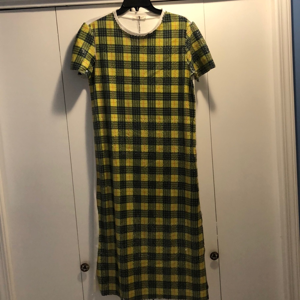 COPY - Zara- Yellow Plaid Dress